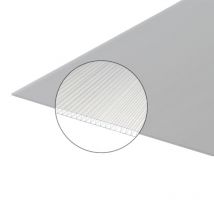 Mccover - Plaque Polycarbonate Alvéolaire 4mm Translucide, L : 105 Cm, L : 2 M