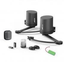 Kit Motorisation Pour Portail À Battants Avidsen Orane510 + Clavier À Code + Batterie De Secours -