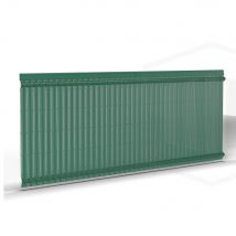 Clotures Et Occultation - Kit Lames Occultantes Rigide Pvc Vert Pour Panneau Rigide Haut 123 X Larg 250 Cm