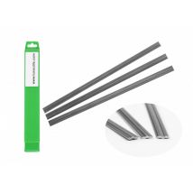 Luxoutils - Jeu De 3 Fers De Raboteuse/dégauchisseuse- Systeme Wigo 410 Mm