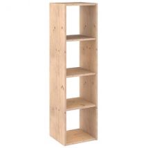 Etagère 4 cases bois 140cm - Astigarraga DINAMIC-4