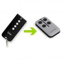 Télécommande Extel Weatem 5 Grise Et Noire