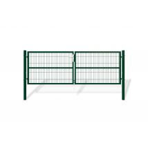Casanoov - Portail Battant Grillagé 3m Razo H.100cm Vert