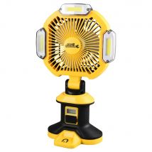 Eurovanadium - Projecteur Led Rechargeable Avec Ventilateur