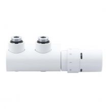 Danfoss Vhx D Bornier Design 2 Points Avec Élément De Contrôle Ra X Hoh 50mm 1/2 Bu Bi Angulaire Blanc