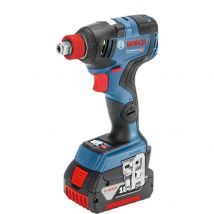Visseuse Clé A Chocs Bosch Professional Gdx 18v + 2 Batteries 4ah
