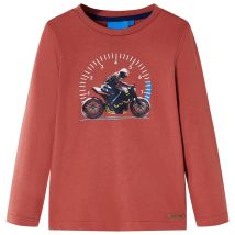 Vetonek - Camiseta Infantil De Manga Larga Color Henna 140