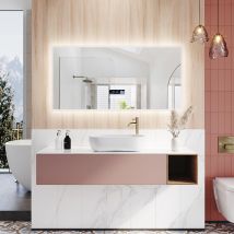 Sirhona - SIRHONA Miroir de Salle de Bain LED