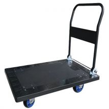 Chariot Plastique Avec Dossier Rabattable 300kg - Stockman - Cp30rg