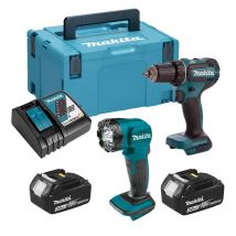 Combopack 2 Outils Sans Fil 18v Lxt (2x3,0 Ah) (ddf485 + Dml815) - Makita Dlx2349j