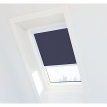 Avosdim - Store Occultant Bleu Compatible Velux Uk04 - Ossature Blanche