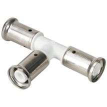 Henco - Té Égal Pvdf Blanc Multicouche À Sertir Th Ou Be Ø20x2.0
