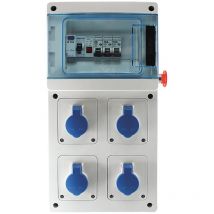 Eur'ohm - Coffret De Chantier Ip55 - 4 Prises 2p+t - 16a
