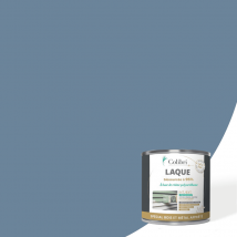 Colibri - Laque Biosourcée Pour Bois Et Métal Apprêté Bleu Métropolis, Aspect Velouté, 0,5l