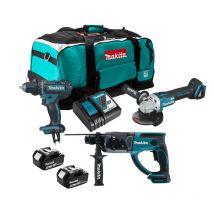 Makita - Pack 3 outils 18V LXT (2x5