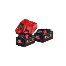 Milwaukee - Pack MILWAUKEE M18 HNRG-802 - 2 batteries 8
