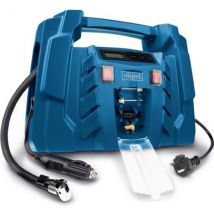 Compresseur Portatif Avec Réglage Électronique De La Pression - Scheppach Air Force 5 - 1500 W - 8 Bars (voiture/vélo/ballon)
