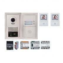 Aiphone - Pack Vidéo 2 Bp Avec 2 Moniteurs Gt1m3l Programmés - Aip/gtbv2e