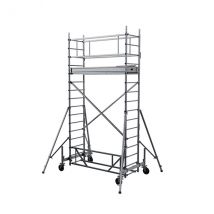 Matisere - Echafaudage Roulant Alu - Hauteur De Travail Max 5.00m - Ec320t