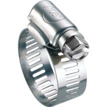 Collier À Bande Perforée W4 Largeur Bande 8 Mm Ace - Diamètre 18 - 28 Mm - Vendu Par 50