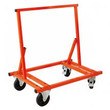Chariot porte-plaques Mondelin 4 roues 450kg pliable