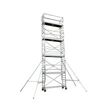 Matisere - Echafaudage Roulant Alu - Hauteur De Travail Max 10.90m - 7225092