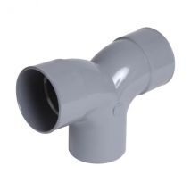 Nicoll Coude 87°30 Double Parallèle Pvc Évacuation Mâle Femelle Ø100