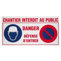 Novap - Panneau Spécial Chantier En Plastique