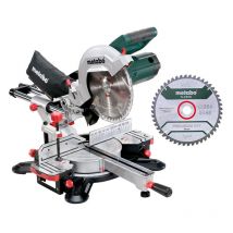 Metabo - Scie à onglet 1450 W Ø216 mm avec 2 lames carbure KGS 216 M SET - METABO 690828000
