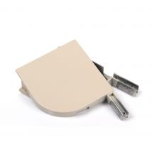 Avosdim - Paire De Joues De Coffre Pour Volet Quart De Rond 150mm - Beige