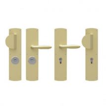 Bricard - Demi-ensemble Extérieur Pour Coffre Série 73 Champagne Pour Coffre Série 73 Standard