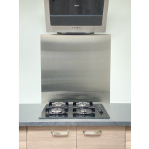 Alucouleur - Fond De Hotte / Crédence Inox Brossé H 40 Cm X L 80 Cm De 1mm