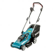 Tondeuse à gazon électrique Makita ELM3720 1400W 37cm avec carter en acier et bac de ramassage