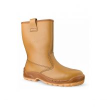 Bottes De Sécurité Jallatte Jalhaka Sas S3 Src Pointure 48 En Cuir Coloris Naturel