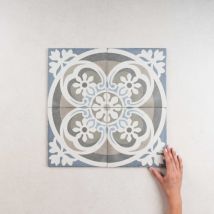 Carrelage Imitation Carreaux De Ciment Art Nouveau Decor 20x20 Music Hall - Les Carreaux De Jean