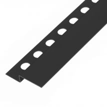 Rea - Bande De Bordure Frontale De Receveur De Douche 130cm Black