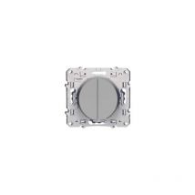 Va Et Vient Odace Led Gris Aluminium Schneider Electric