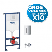 Grohe Lot de 10 Set Bati-support Grohe Rapid SL (38811000-GVP10)