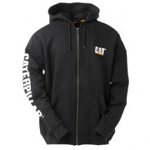 Sweat À Capuche Zippé Banner Noir - Caterpillar - Taille 2xl