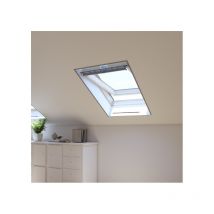 Volet Moustiquaire - Lot De 2 Moustiquaires Fenêtre De Toit 150x150 Cm Gris