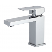 Robinet De Lavabo Monocommande Carré Chromé Série Valaz Segura