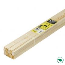 Forestea - Lot De 10 Tasseaux Sapin Brut 2000 X 27 X 15 Mm Traité Classe 2 - Pefc 70%