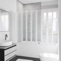 Schulte pare-baignoire mobile rabattable 159x140 cm