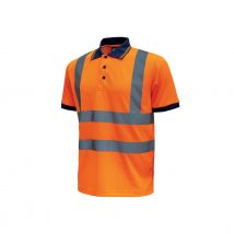 U-power - Polo Manches Courtes Neon Orange Fluo (lot De 3) | Hl198of - Upower