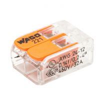 Wago-bornes De Connexion Automatique S221 2 Entrées Par 100