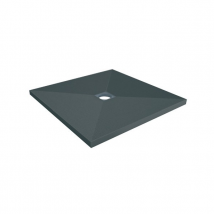 Receveur À Carreler 1200x1200x45mm Panodur Classic Trou Central Sans Bonde - Lazer - 340120