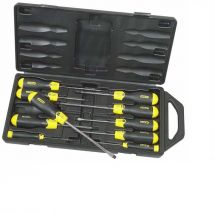 10 Tournevis en mallette Cushion Grip 2-65-005 Stanley