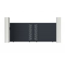 Casanoov - Portail coulissant 4m ARLBERG H.160cm aluminium gris