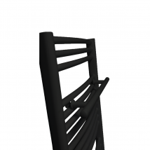 Stano - Porte-serviette Coda Pour Sèche-serviette Noir Mat