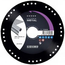 Sidamo - Disque Diamant Ultra Metal D. 125 X Ht 3 X Al. 22,23 Mm. Inox, Acier